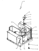 COMPRESSOR AND TUBING Diagram and Parts List for C142B P1184301R Amana Air Conditioner