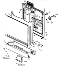 Part Location Diagram of R0905721 Whirlpool TRIM, SIDE DOOR