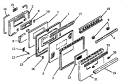 OVEN DOOR Diagram and Parts List for RST369/ALL RST369/AL L Caloric Range