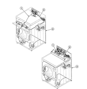 Part Location Diagram of 801324P Maytag Assembly harne