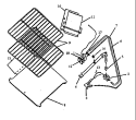 LOWER OVEN COMPONENTS (WITH SPARK) Diagram and Parts List for GBK39FA/ALL  Amana Range