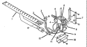HEATER BURNER AND CONTROL COMPONENTS Diagram and Parts List for GBK39FA/ALL  Amana Range