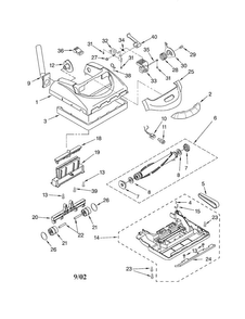 Part Location Diagram of 4370254 Whirlpool DISCONTINUED