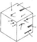ELECTRIC COMPONENTS Diagram and Parts List for RSF3400UWG P1141222NWG Amana Range