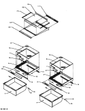 Part Location Diagram of 10582420 Whirlpool NLAASSEMBLY, SPLIT SHELF