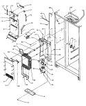 FZ EVAP AND AIR HANDLING Diagram and Parts List for SS22NBL P1162706W L Amana Refrigerator