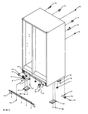DRAIN AND ROLLERS Diagram and Parts List for SS22NBL P1162706W L Amana Refrigerator
