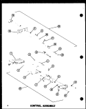 CONTROL ASSY Diagram and Parts List for RC-14 P7210007M Amana Microwave