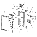 Part Location Diagram of 0304035 Whirlpool *NLA*FRAME CONTROL PANEL