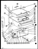 Page 5 Diagram and Parts List for BC20K P7812507W Amana Refrigerator