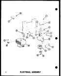 ELECTRICAL ASSY Diagram and Parts List for RC-14 P7210007M Amana Microwave