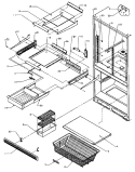 Part Location Diagram of 10505612 Whirlpool NLAEXTRSN, SHELF