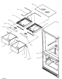 Part Location Diagram of 10530305 Whirlpool TRIM,CRISPER FRNT