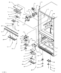 CONTROL SWITCHES & LIGHTS Diagram and Parts List for BX20RE P1161506W E Amana Refrigerator