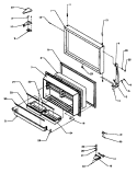 FZ DOOR Diagram and Parts List for TZ19R2W P1181901W W Amana Refrigerator