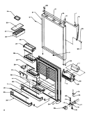 REF DOOR Diagram and Parts List for TZ19R2W P1181901W W Amana Refrigerator