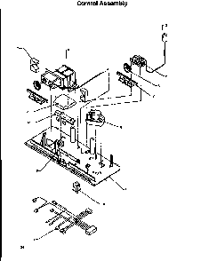 Control Assembly Diagram and Parts List for TA18S2W-P1194501WW  Amana Refrigerator