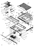 DIVIDER BLOCK Diagram and Parts List for TG18R2 P1181701W L Amana Refrigerator
