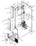 CABINET BACK Diagram and Parts List for TG18R2 P1181701W L Amana Refrigerator