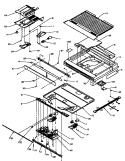 DIVIDER BLOCK Diagram and Parts List for TC18A3L P1181812W L Amana Refrigerator