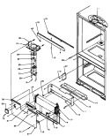 Part Location Diagram of 10771701 Whirlpool BRKT, EVAP. FAN