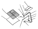 OVEN COMPONENTS Diagram and Parts List for RBP26ZZ P1142759N W Amana Range