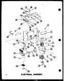 ELECTRICAL ASSY Diagram and Parts List for RC-14S P7264901M Amana Microwave