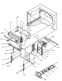 EVAP AREA Diagram and Parts List for TX25R4L P1175402W L Amana Refrigerator