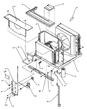 CONTROL PANEL & MISC. CHASSIS PARTS Diagram and Parts List for C72B P1184005R Amana Air Conditioner