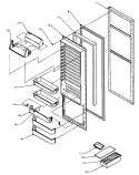 Part Location Diagram of 10547502L Whirlpool ASSEMBLY REF DR **NLA*