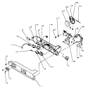 ICE AND WATER DISPENSER Diagram and Parts List for SQD22NL P1181301W L Amana Refrigerator
