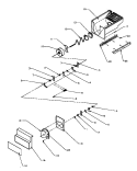 CRUSHED ICE BUCKET Diagram and Parts List for SQD22NL P1181301W L Amana Refrigerator