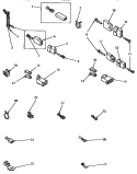 POWER CORD AND TERMINALS Diagram and Parts List for AGE959  Amana Dryer
