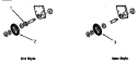 CYLINDER ROLLER Diagram and Parts List for AGE959  Amana Dryer