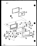 Page 1 Diagram and Parts List for RC10B-PB P7508504M Amana Microwave