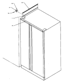 Part Location Diagram of A3049001 Whirlpool GUSSET-BEZEL