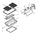 GRILLE / ROTISSERIE ASSY Diagram and Parts List for XST339 P1133277N Amana Cooktop