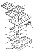 Part Location Diagram of 306788B Whirlpool DISCONTINUED