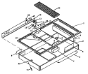 BURNER BOX SECTION Diagram and Parts List for PGT193UB P1131602N B Amana Cooktop