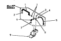 WATER INLET & FILLER HOSE Diagram and Parts List for DA9000  Speed Queen Washer