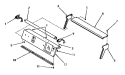 PAN SUPP PLT / CTRL HOOD ENDS & FLOUR TUBE Diagram and Parts List for DA9000  Speed Queen Washer