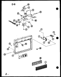 Page 3 Diagram and Parts List for CRC8 P7526002M Amana Microwave