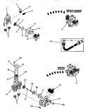 MIXING VALVE ASSEMBLIES Diagram and Parts List for DA9000  Speed Queen Washer