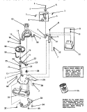 XOUNTERBALANCE WEIGHT, BRKT & MTG PLATE Diagram and Parts List for DA9000  Speed Queen Washer