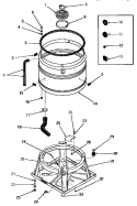 Part Location Diagram of 03189 Whirlpool Lockwasher,1/4 std-c