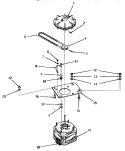 MOTOR AND FLUID DRIVE Diagram and Parts List for DA1040  Speed Queen Washer