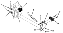 DOOR SAFETY SWITCH Diagram and Parts List for DA1040  Speed Queen Washer