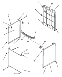 PANELS Diagram and Parts List for DA3500  Speed Queen Washer