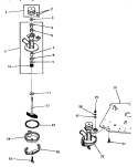 PUMP ASSY Diagram and Parts List for DA3500  Speed Queen Washer