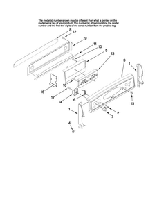 Part Location Diagram of 2602D280-09 Whirlpool PANEL-BKGD